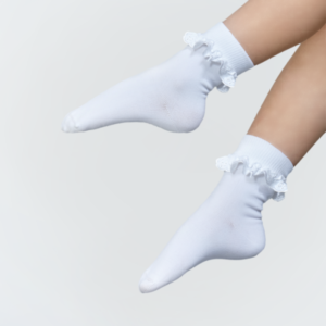 Juvenile Ballroom Socks White