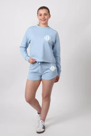 blue coord set 2 French Terry Dropped Shoulder Co-ord set with OC Logo