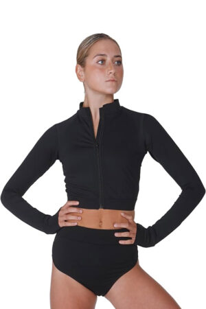 Women's Full Zip Crop Jacket