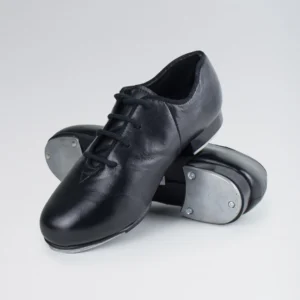 1st postion split sole 1st Position Split Sole Leather Jazz Tap Shoes - Adult