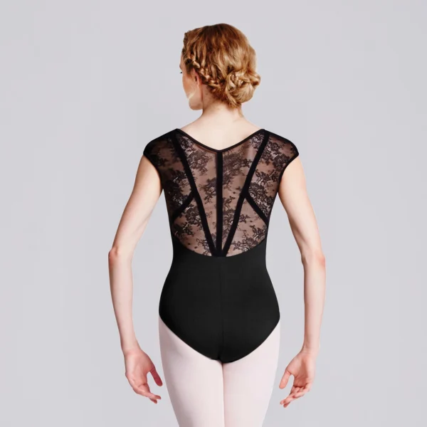bloch leotard Bloch Hava Lace Back Cap Sleeve Leotard
